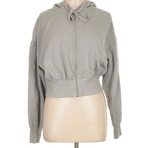 New Divided Light Gray Zip-Up Hoodie H&M Size M